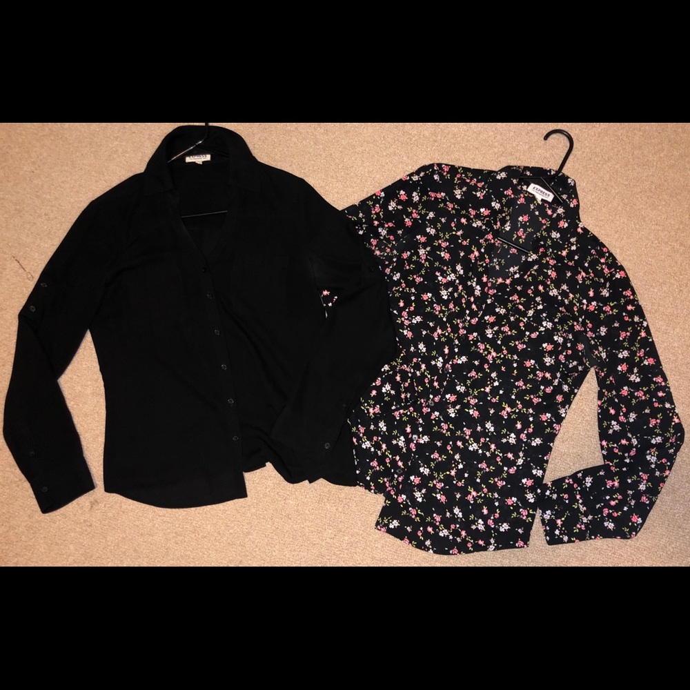 Women’s Express Portofino Shirts x2